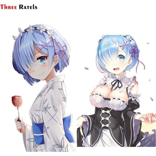 Three Ratels FC669 Poster Anime Girls Car Windshield Stickers Laptop Decal