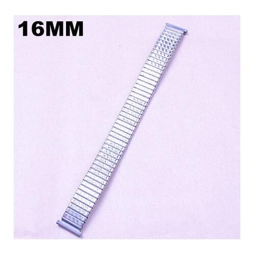 Wholesale 10pcs/lots High quality 16MM stainless steel Watch Bands elasticity watch strap -05135q