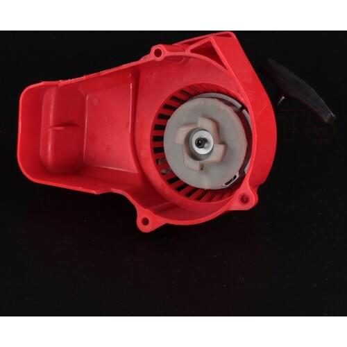 RED Wholesale Mortor Plastic easily Pull Starter Start Mini Pocket Bikes ATVs Quad 49cc Mower Engines For Motorcycle