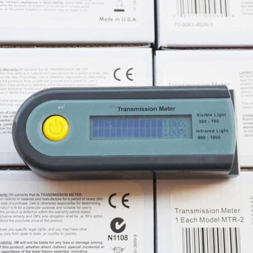 Portable Digital Solar Film Tester Meter 380-780nm VLT 900-1000nm IR Rejection Light Transmission Meter for Automotive Film