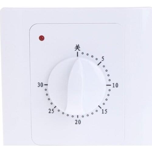 Drop#Wholesale AC 220 V 10A 30Min Countdown Timer Switch Electric Digital Time Plug Control Button Dropshipping