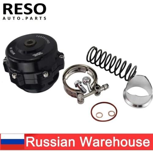 RESO-- Free Shipping Universal High Quality BOV 50mm Blow Off Valve Q Typer With V-Band Flange With Logo