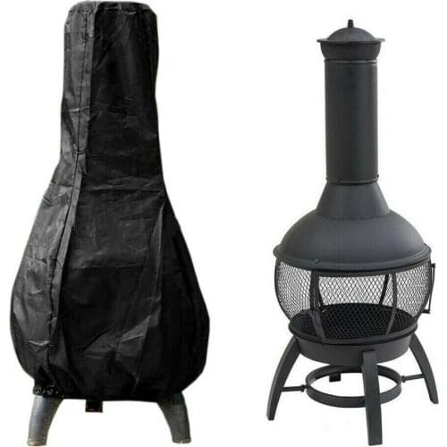 New Chiminea Cover Oxford Cloth Waterproof Dust-Proof Chiminea Protective Cover Outdoor Garden Patio Heater Cover