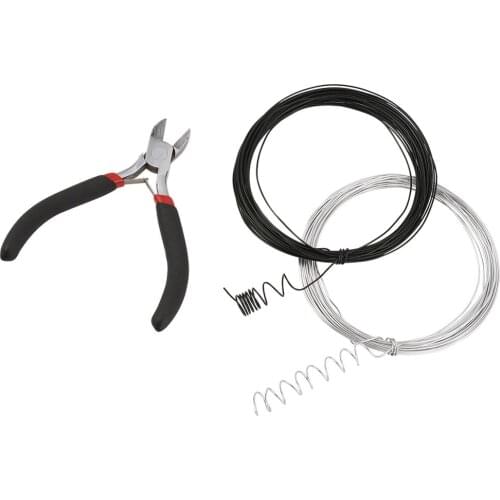 1 Set Aluminum Wire Carbon Steel Jewelry Pliers for Necklace Bracelet Earrings Jewelry Findings Making DIY Crafting