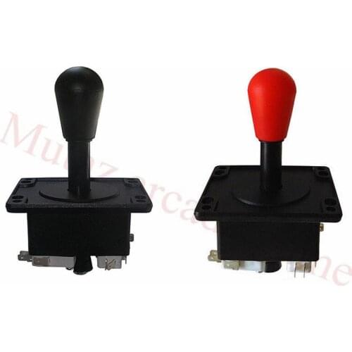 1PC Black/Red Arcade Joystick with Mirco Switch/American Style Oval Joystick With Micro Switch For Arcade Machine Accessories