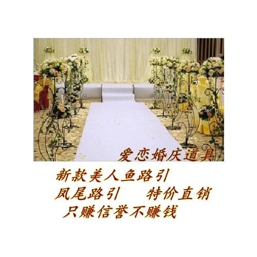 10pcs/lot wedding flower stand iron road lead frame for wedding and party