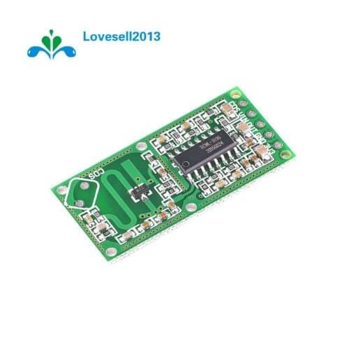 2PCS With The Penetrating Detection Capability 5Pcs RCWL-0516 Microwave Radar Sensor Human Body Induction Switch Module 3.3V