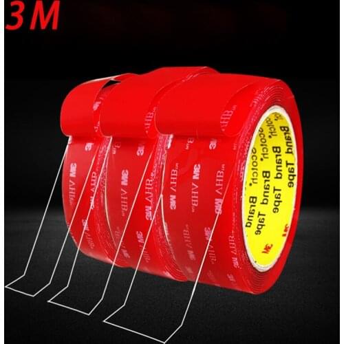 3M 4910 high temperature resistant transparent acrylic tape, 1.0MM thick, used for car/office/home decoration