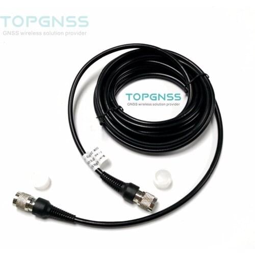 5Pcs pure copper cable TNC connectorsTNC 5 meters, Applied to TOPGNSS RTK GNSS antenna,GPS antenna, connector cable RG58