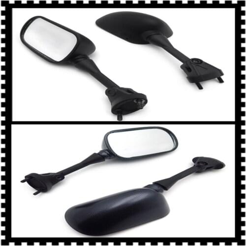 Aftermarket free shipping motorcycle accessories Black Side Racing Mirrors For Kawasaki Ninja 2005-2008 ZX-6R 636 ZX6RR