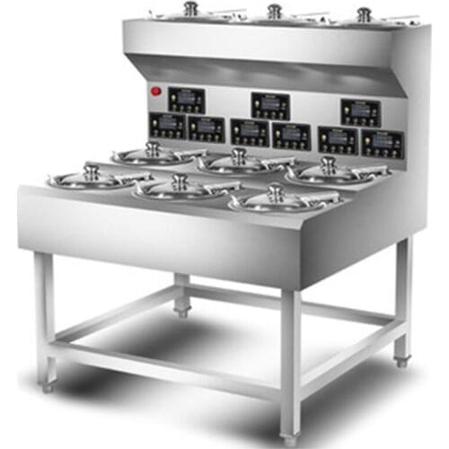 Automatic 10-hole Claypot rice intelligent commercial Rice cooker porous speed hot electric furnace Single-layer double-row