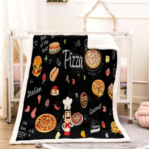 Baby Adult Soft Personalized Sewing Printed Flannel Blanket Comfortable Breathable Material Suitable for Sofa Bedroom Bed