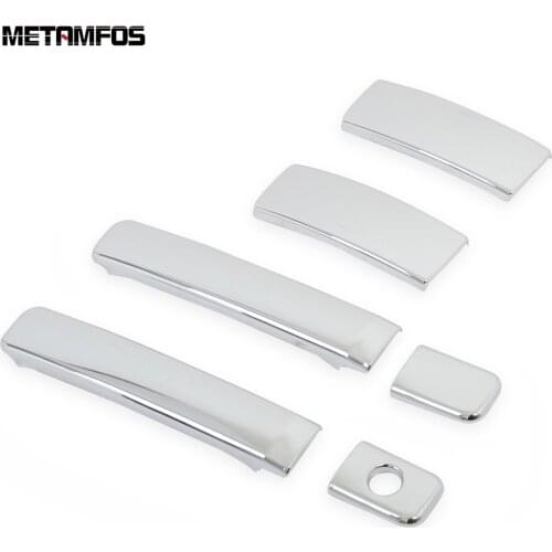 For Hyundai Grand Starex H-1 i800 2018 2019 2020 Chrome Door Handle Catch Cover Trim Protection Frame Exterior Car Accessories