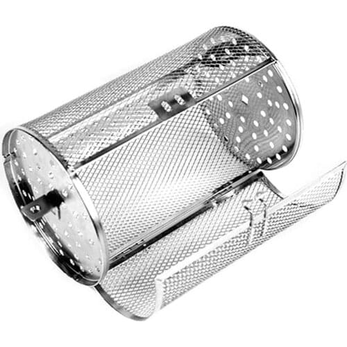 Rotisserie Grill Roaster Drum Oven Basket Baking Fit for Coffee Beans Peanut BBQ
