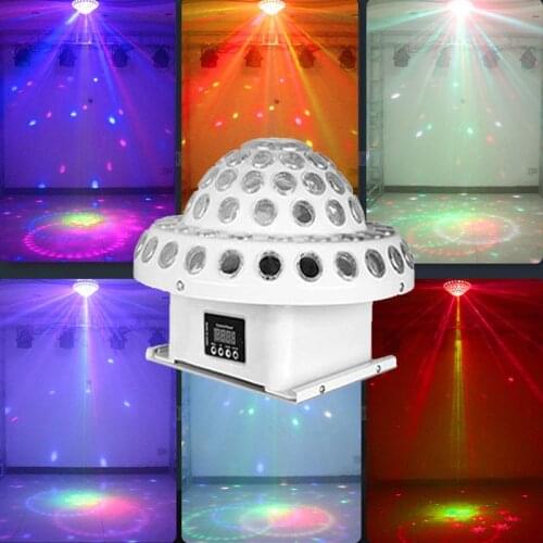 Magic Ball Stage Light With Laser Light Effect RGB LED Stage Light DMX512 Great Effects DJ Disco KTV room Theatre Stage Lighting