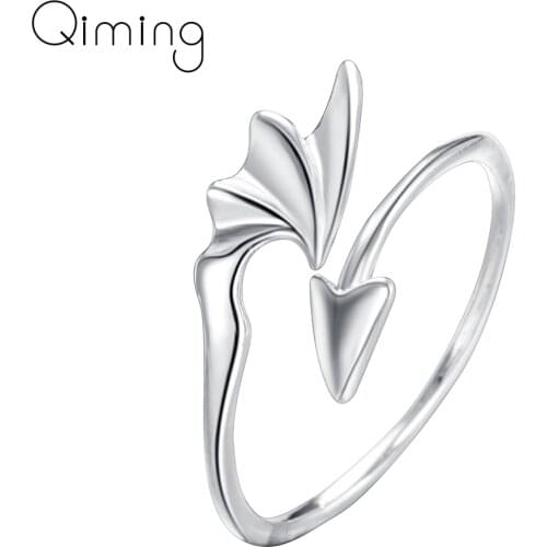 Gold fashion Arrow Rings For Female Women Gift Minimalist Jewelry Bague Adjustable Knuckle Ring For Men Gift