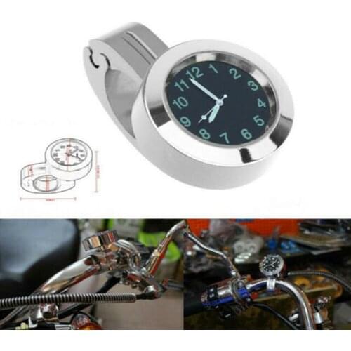 7/8 Inch CafeRacer Motorcycle Clock Motorcyclist Watch Motorbike Universal Accessories For Suzuki Kawasaki Honda