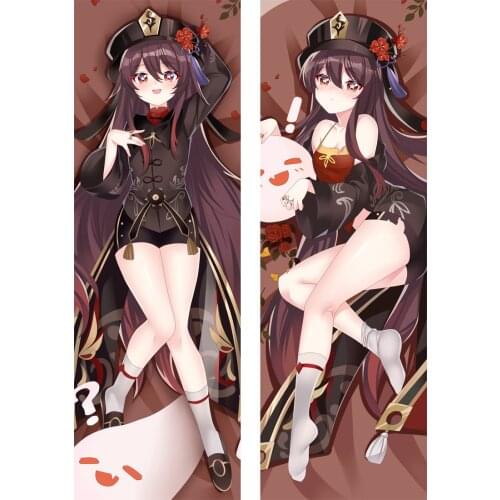 Newly Design Hot Game Genshin Impact Hu Tao Anime Dakimakura Body Pillow Cover