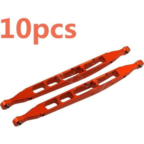 10Pcs RC Car Truck AXIAL SCX10 Yeti Rock Racer AX90026 Aluminum Rear Lower Link For 1/10 Scale Models Remote Control Car Crawler