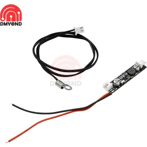 DC5V/12V Mini 2-3 Wire Line Fan Temperature Control Speed Controller Speed Regulation for PC Computer CPU Fan Module Board