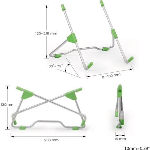 K92C Folding Portable Laptop Stand Viewing Angle/Height Adjustable Bracket Support