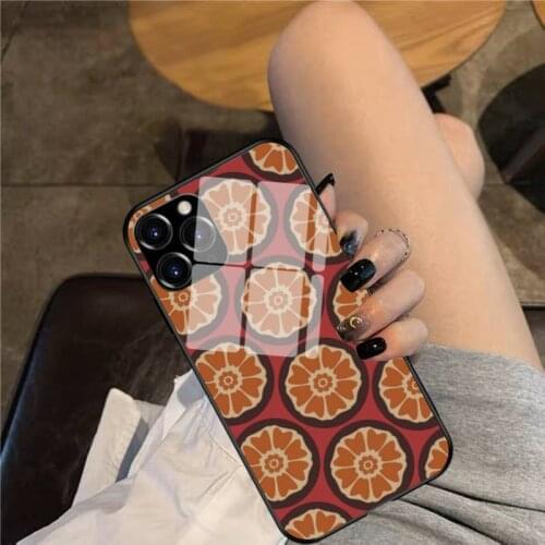 Tiled Order of the White Lotus Tile Phone Case Glass Phone Case For iphone 12 11 Pro Max XS XR X 8 7 Plus SE2 Case