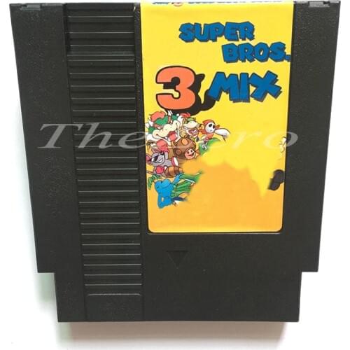 Super Ma Bros 3 Mix Video Game Card for 8 Bit 72 Pin System Console EU/US Universal Version Game Player