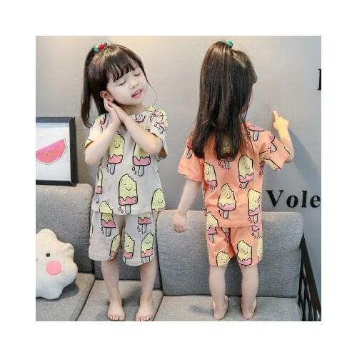 Летние пижамы для девочек Wzcx China At AliExpress