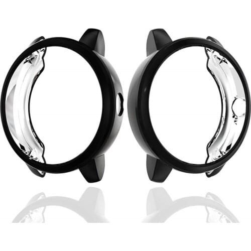 For Garmin Vivoactive 3 Trainer TPU Watch Case Protective Cover Electroplated Anti Scratch Silicone Shell Luxury Frame Bumper