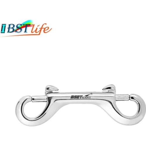 Stainless Steel 316 Scuba Diving Clips Double Ended Bolt Snap Hook BCD Chioce Snap Bolt kit Quick Draw Pet Chains Trigger Boat