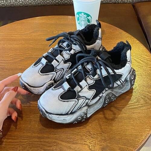 2021 spring new women sneakers shoes fashion Casual shoes Platform sneakers Women shoes Student shoes plus size XL 42 shoes