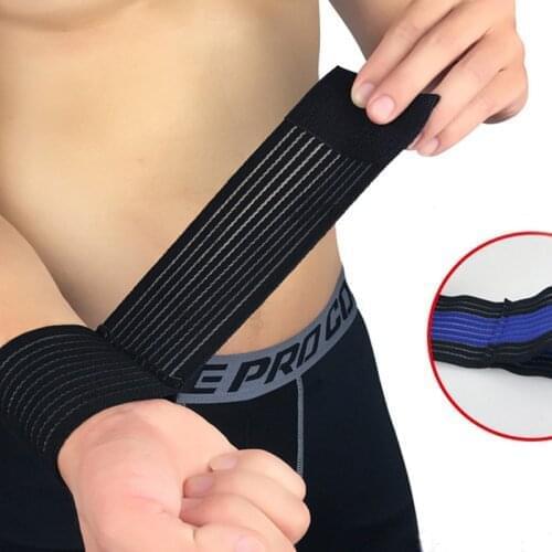 1/2PCS Cotton Elastic Bandage Hand Sport Wristband Gym Support Wrist Brace Wrap carpal tunnel