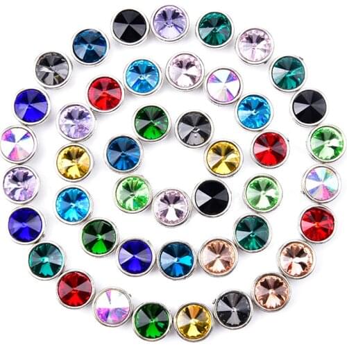 10mm Round Satellite Shape Glass Rhinestone with Silver Base Sew on Diamond Crystal Stone For Needlework Clothes Shoes Jeans DIY