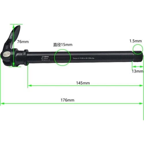 Black Bicycle Durable For 100x15MM High Quality Metal Useful Accessories