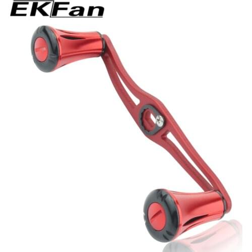 EKFan Length120mm Aluminum Alloy Fishing Reel Handle 8*5mm Hole Size For Baitcasting Fishing Reel Rocker Fishing Accessory