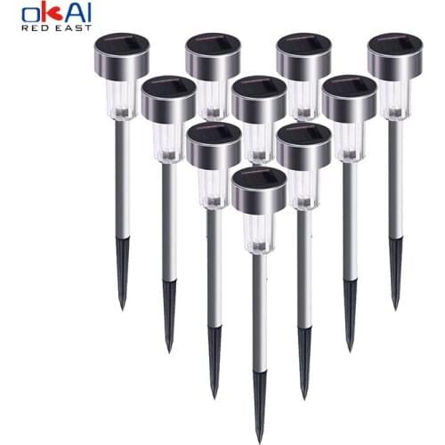 LED Solar Garden Light Outdoor Solar Powered Lamp Lantern Waterproof Landscape Lighting for Pathway Patio Yard Lawn Decoration