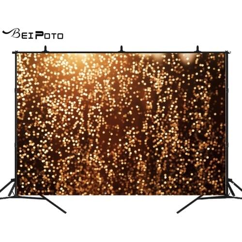 BEIPOTO Yellow dots bokeh Photography Backdrops photo studio Baby Portrait Photo Background party decoration studio props