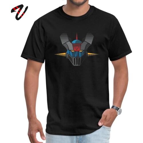 Anime Tshirt For Men Mazinger Z Full T Shirts Short Sleeve Fitted O Neck Cotton Fashionable T-Shirt Students Summer Tops & Tees