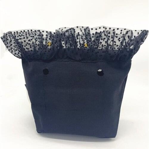 1 Piece New Pattern Canvas Lace Stitching For Mini obag Handbag Tote 2020