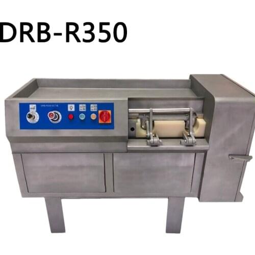 Commercial automatic dicing machine Stainless steel fresh meat dicer DRB-R350 Micro-frozen meat granule cutting machine 380V 3KW
