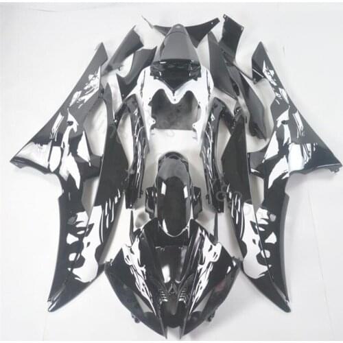 For Yamaha YZFR6 08 09 10 11 12 14 Fairing kit YZF R6 2008 2014 YZF600 black white Motorcycle Bodywork Fairing