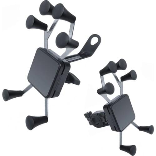 Motorcycle Handlebar Mount Rail For Bike Mobile CellPhone Smartphone Holder For iPhone 11 8 7 Xiaomi mi 9 mix Phone Mounts