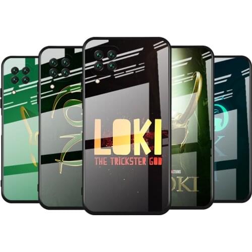 Tempered Glass Cover Fashion Marvel Loki Cool For Huawei Y6 Y7 Y9 Y5P Y6P Y8S Y8P Y9A P Smart Z 2019 2020 2021 Phone Case