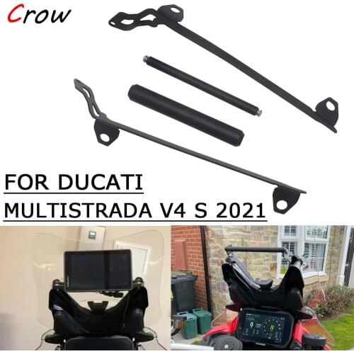 Motorcycle Mobile Phone Navigation GPS Bracket Board For DUCATI MULTISTRADA V4 S 2021 MULTISTRADA v4s