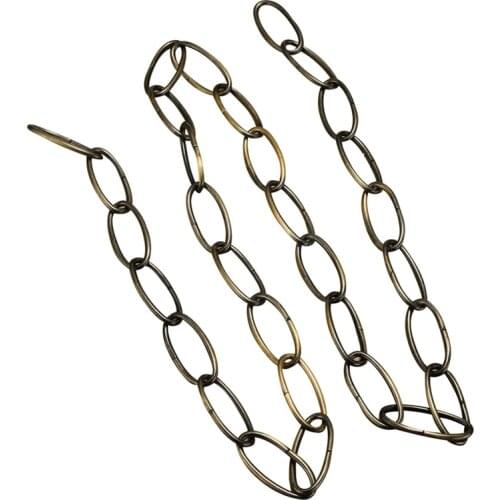 New 1M Heavy Duty Chain For Vintage Chandelier Hanging Lamp,Green bronze