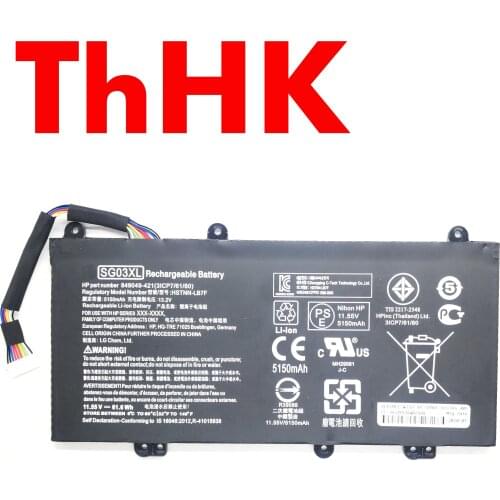 Genuine Original 61.6Wh SG03 SG03XL SGO3XL 849049-421 Laptop Battery For HP Envy M7-U M7-U009DX 17-U011NR 17t-U000 M7-U009DX