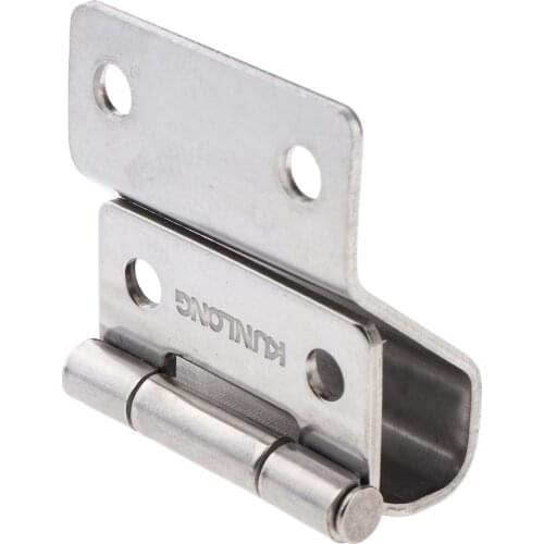 High Polished Stainless Steel Strap Hinge Door Hinge Flush Mount Deck Hardware for Marine Boat Yacht RV Caravan