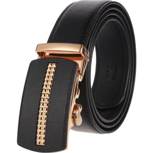 New Men Belt Fashion Alloy Automatic Buckle Belt Business Affairs Casual Decoration Belt Mens Belts Designer Belts 3.5cm Zp201