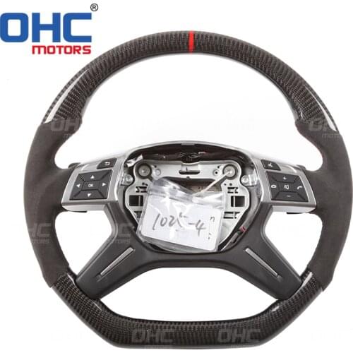 Real Carbon Fiber Steering Wheel for Mercedes Benz W463 W166 X166 G ML GLE GL GLS from OHC Motors