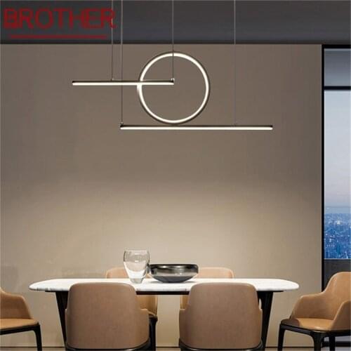 BROTHER Nordic Pendant Lights Gold Contemporary Creative Decoration LED Fixture For Home Living Room